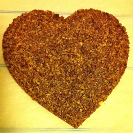 Pekanussherz - Mürbeteigboden, Pekanüsse