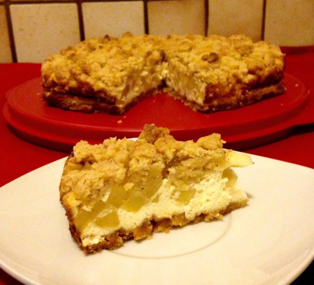 Cheescake-Apfelstreuselkuchen 